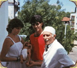 Con mi hermana Alejandra y el Rabino Mizrahe en el d�a de la circuncisi�n de Pablo - Amir Thaleb Life.com.